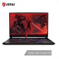 微星(msi)GE75 17.3英寸游戏本笔记本电脑(九代i7-9750H 16G 1T+256G NVMe SSD RTX2070 144Hz电竞屏 赛睿)（GE75 Raider 9SF-639CN）