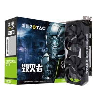 索泰（ZOTAC） GTX1650-4GD6毁灭者PB 全新台式机电脑游戏独立显卡