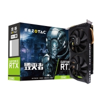 索泰（ZOTAC） RTX2060-6GD6 毁灭者 电竞游戏 双风扇显独立卡